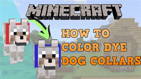 How to make a collar in minecraft
