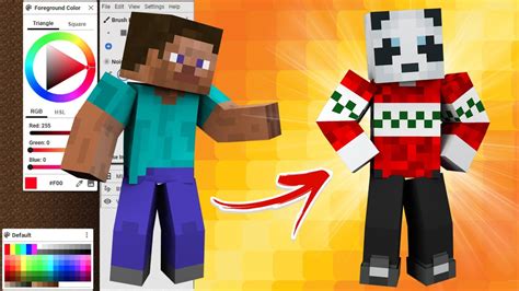 How to make a cool minecraft skin