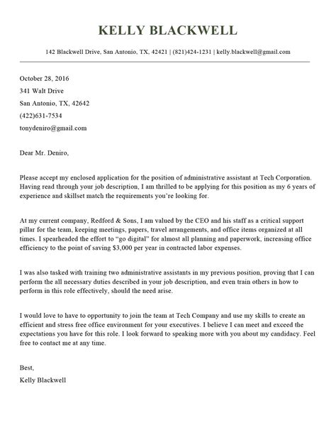 How to make a cover letter. Feb 11, 2014 · Yours sincerely. 3. Letter for creative jobs. We’ve used the example of a copywriter but you can adapt it for your profession. The aim of a creative letter is to be original and show you have ... 