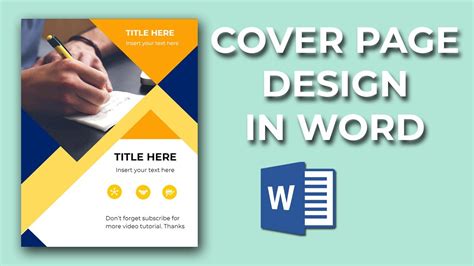How to make a cover page. In this YouTube video, you'll learn how to make a cover page in Google Do... Looking to create a professional and eye-catching cover page for your next project? In this YouTube video, you'll learn ... 