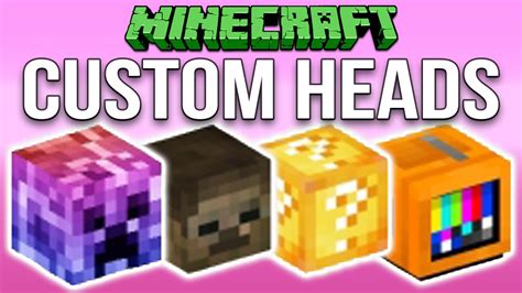 How to make a custom minecraft head