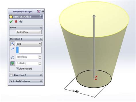 How to make a cylinder at an angle in solidworks. .  ...