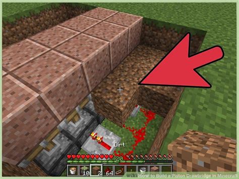 How to make a drawbridge in minecraft