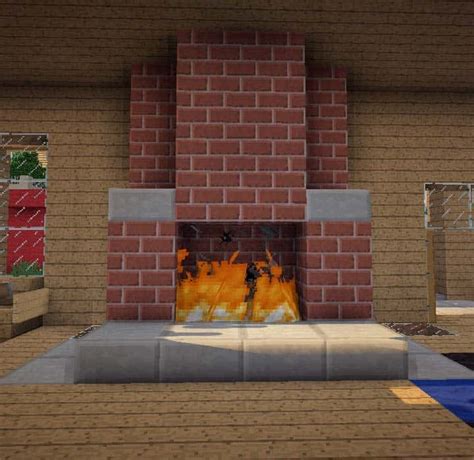 How to make a fireplace in minecraft