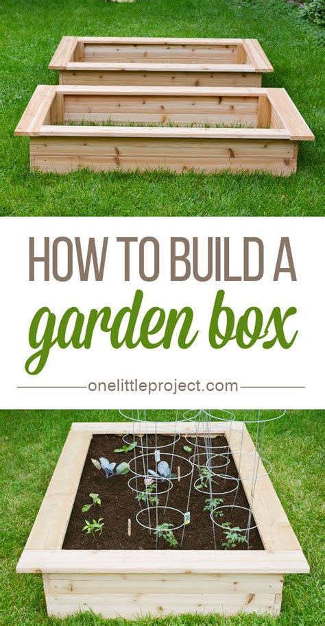 How to make a garden box