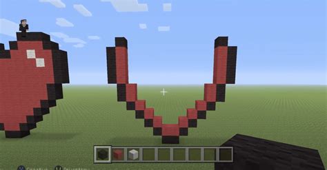 How to make a heart in minecraft