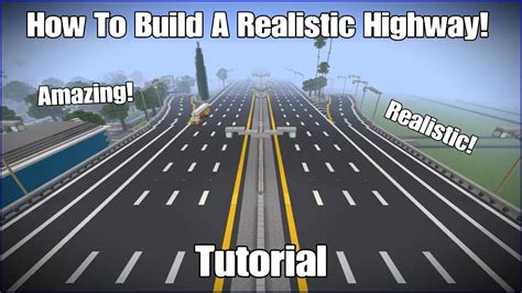 How to make a highway in minecraft