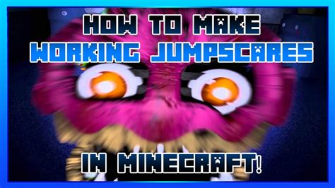 How to make a jumpscare in minecraft