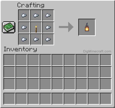How to make a lantern in minecraft