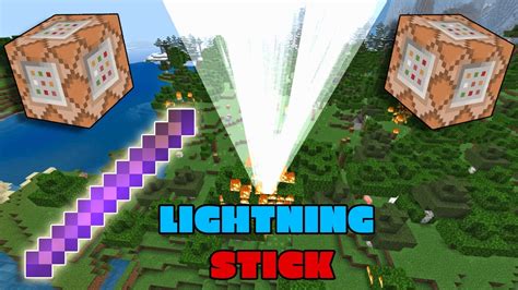 How to make a lightning stick in minecraft.  A lightning stick can redire...
