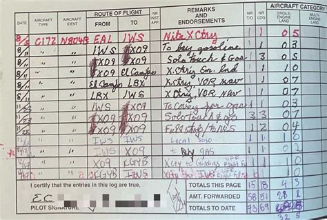 How to make a logbook correction