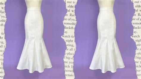 How to make a mermaid skirt Professor Pattern