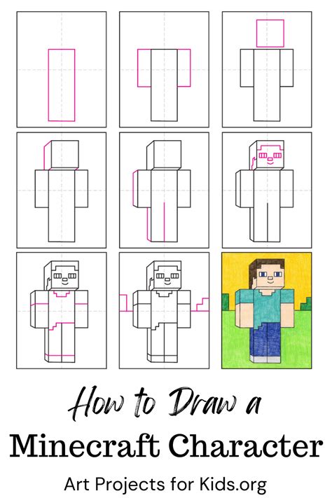 How to make a minecraft character