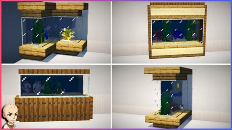How to make a minecraft fish tank