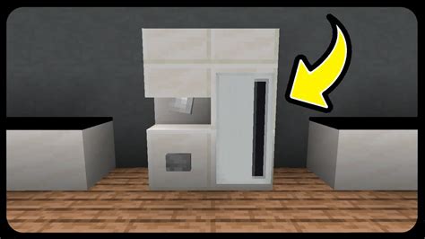 How to make a minecraft refrigerator