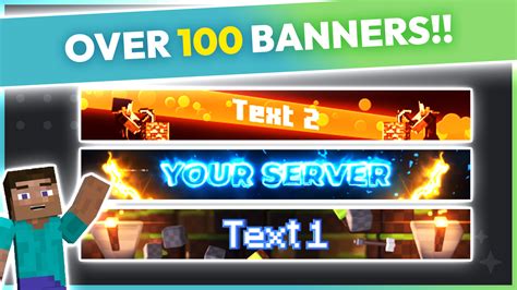 How to make a minecraft server banner