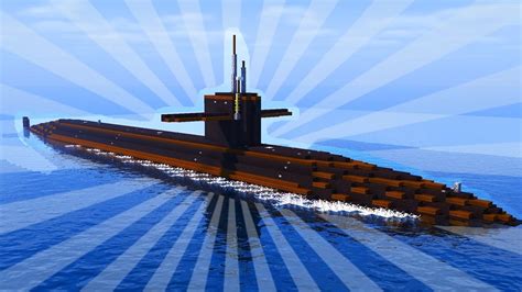 How to make a minecraft submarine
