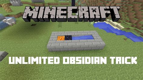 How to make a obsidian generator minecraft