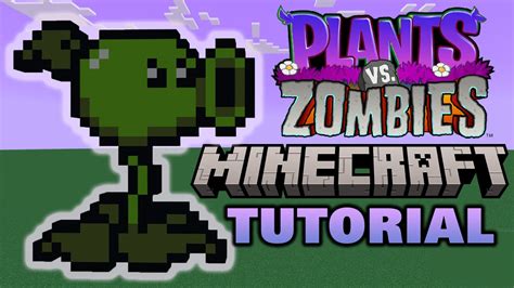 How to make a peashooter in minecraft