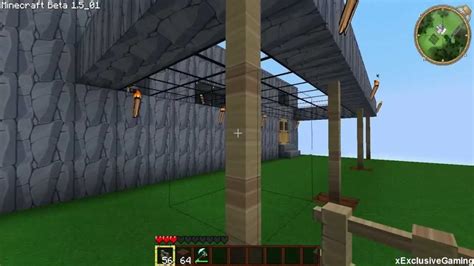 How to make a pole in minecraft