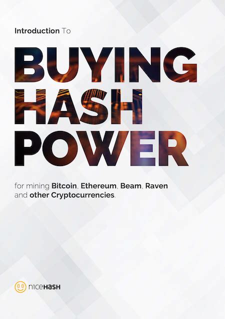 How to make a profit from buying hash power from nicehash?