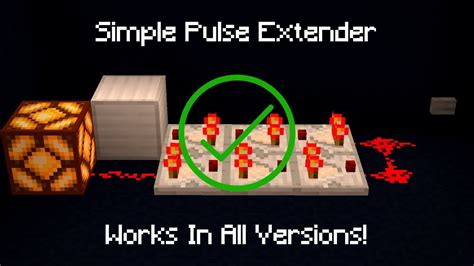 How to make a pulse extender minecraft