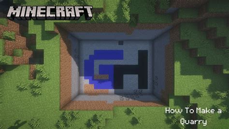 How to make a quarry in minecraft