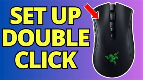 How to make a razer mouse double click.  Build systems #withMake From tasks and workf...