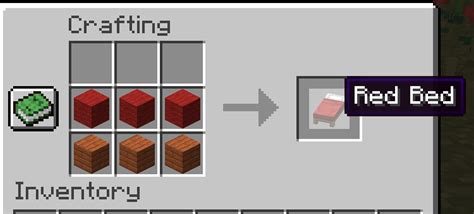 How to make a red bed in Minecraft