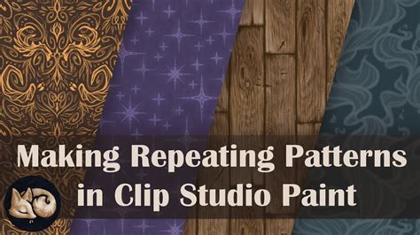 How to make a repeating pattern in clip studio. Aug 20, 2021 ... Hi there! I sometimes get asked how I add textures to my digital work, so I thought I'd make a video tutorial explaining how I add textures ... 