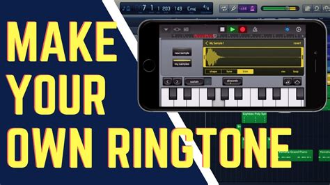 Craft a ringtone using GarageBand on a Mac. After finishing, select 