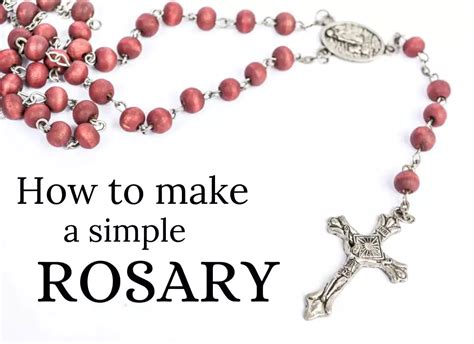 How to make a rosary