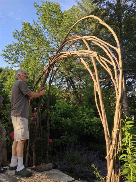 How to make a rustic trellis
