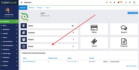 How to make a schedule public – GotSport