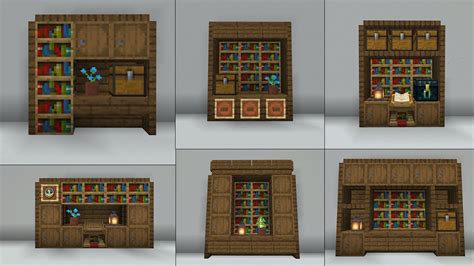 How to make a shelf in minecraft