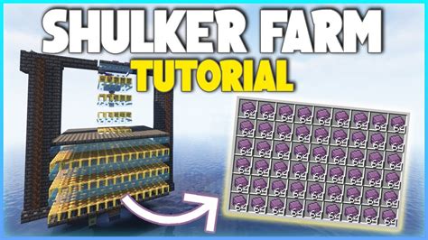How to make a shulker farm in Minecraft 1 19 2022 