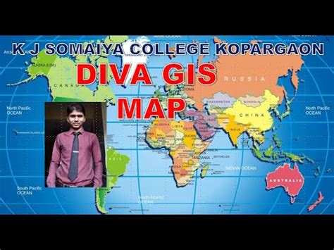 How to make a simple world map in DIVA-GIS Software - YouTube