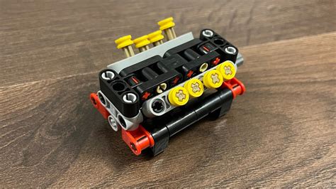 How to make a small Lego V8 engine MOC tutorial YouTube