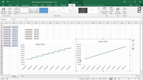 How to make a step chart in excel YouTube