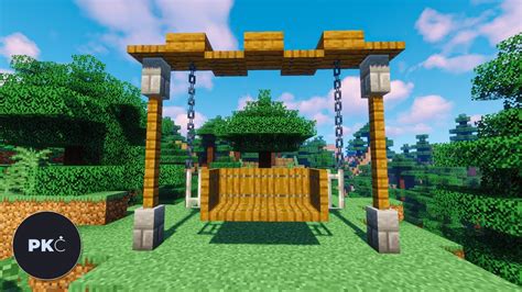 How to make a swing in minecraft