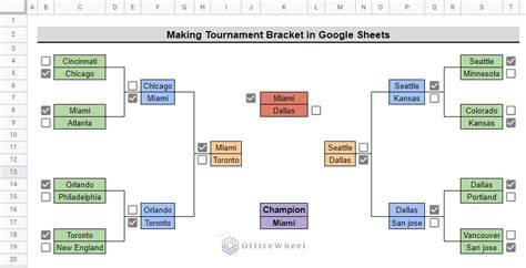 How to make a tournament bracket in google sheets. This guide will walk you through se...