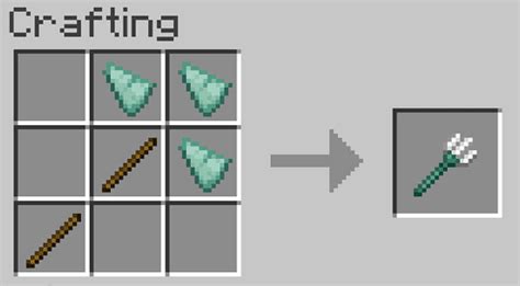 How to make a trident in minecraft