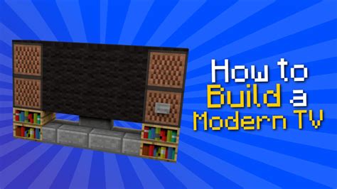 How to make a tv on minecraft