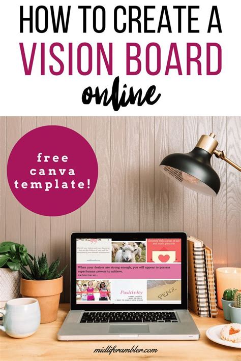 How to make a vision board online. Mar 24, 2021 · If you prefer to go the digital route, there are plenty of free online programs to help you make your vision board. For simplicity, you could create a board on Pinterest . But if you want your digital vision board to more closely resemble a physical one, use an app like Canva , which can be used on your phone, tablet, or computer. 