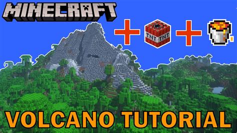 How to make a volcano in minecraft
