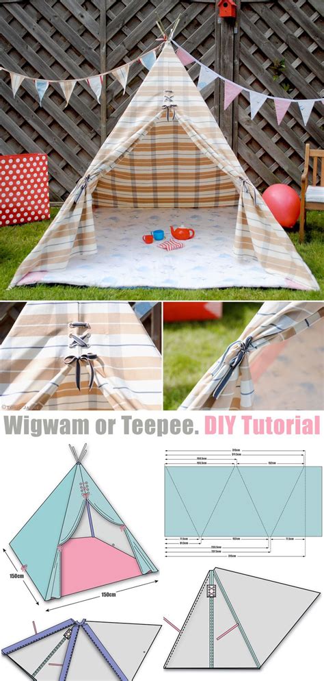 How to make a wigwam or teepee diy tutorial Artofit