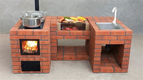 How to make a wood stove with many functions YouTube