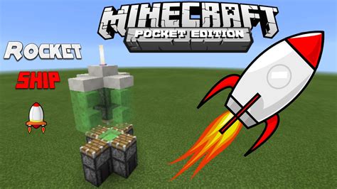 How to make a working rocket ship in minecraft! - YouTube