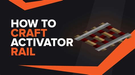 How to make activator rails. Stingray Productions 108K subscribers Subscribe 619 views 3 years ago Learn how to make an activator rail in Minecrarft 1.15.1!... 