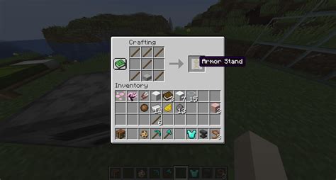 How to make an Armor Stand in Minecraft Step by Step Guide